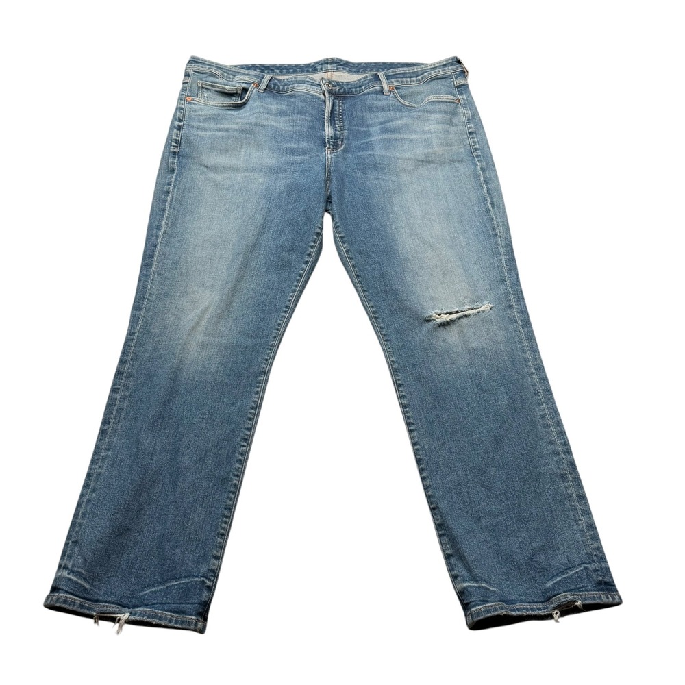 CITIZENS OF HUMANITY Boyfriend Jeans Blue Distressed Denim Women's 18W Good